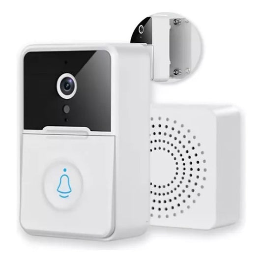 CAMPAINHA INTERFONE COM CÂMERA E ÁUDIO WIFI SEM FIO A PROVA D ÁGUA BB
